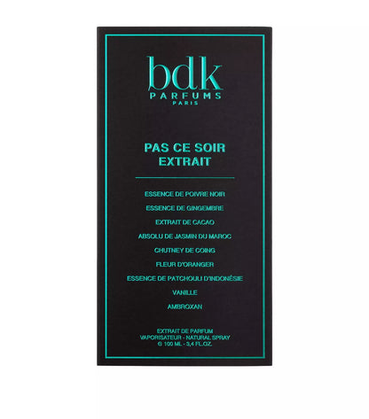 BDK Parfums Pas Ce Soir Extrait EXTRAIT 100ml